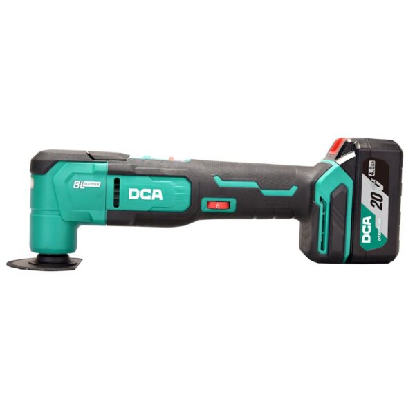 DCA 20V Cordless Brushless Oscillating Multi-Tool Kit With 4.0Ah*1 & Charger