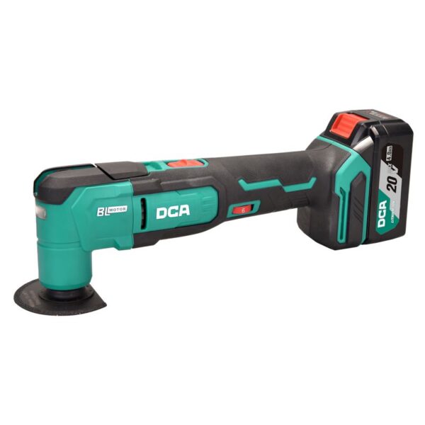 DCA 20V Cordless Brushless Oscillating Multi-Tool Kit With 4.0Ah*1 & Charger